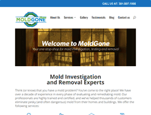 Tablet Screenshot of moldgone.net